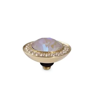 Qudo 13mm Tondo Crystal Deluxe Gold Topper