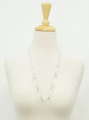 Shapes Galore Geo Silver Necklace