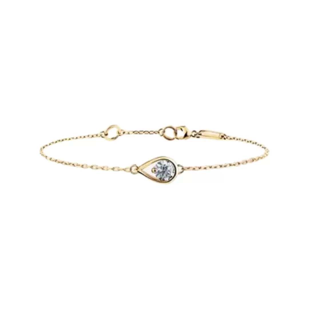 SILVER 925 RAIN DROP BRACELET