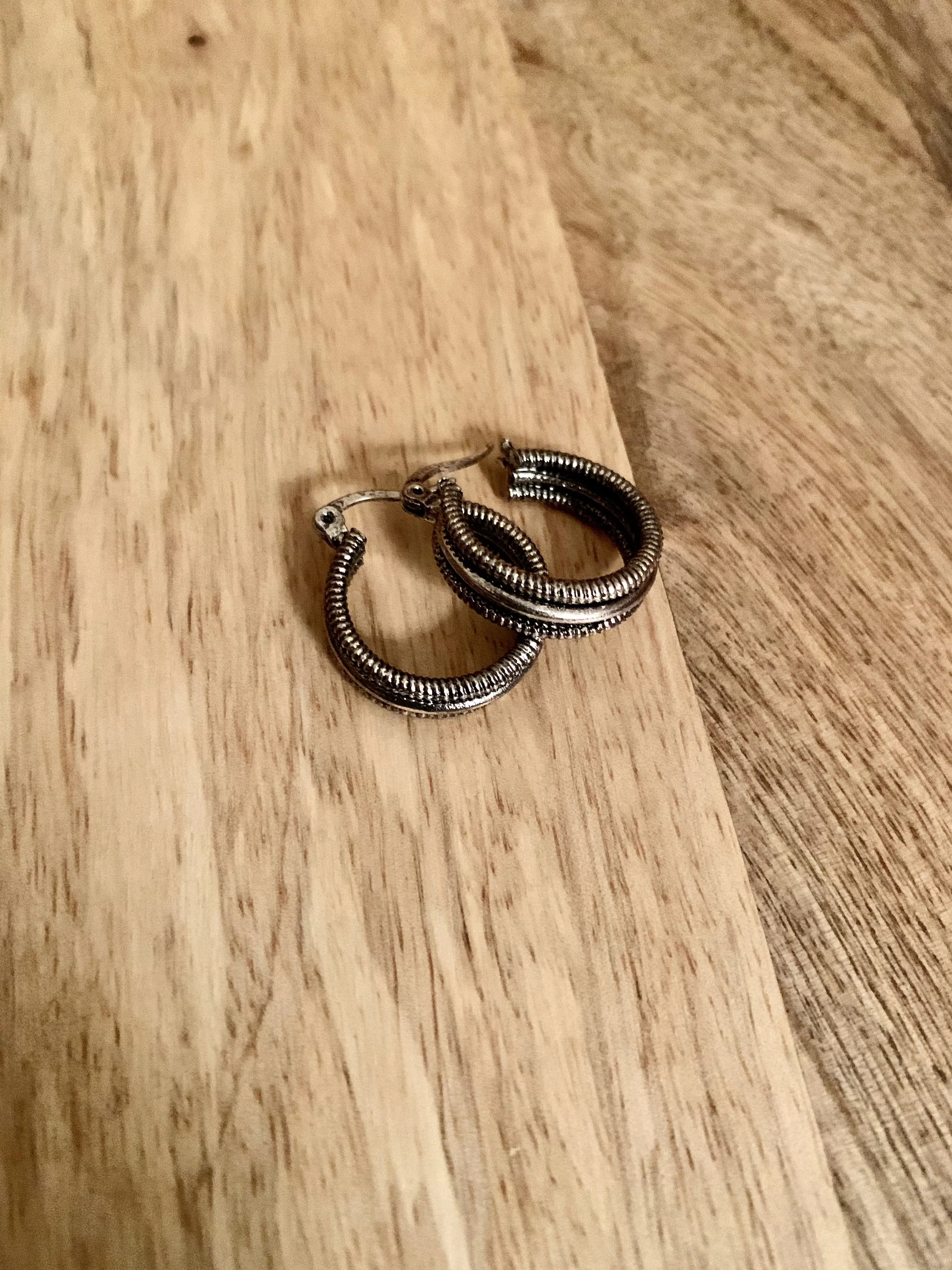 Silver Hoop Earrings