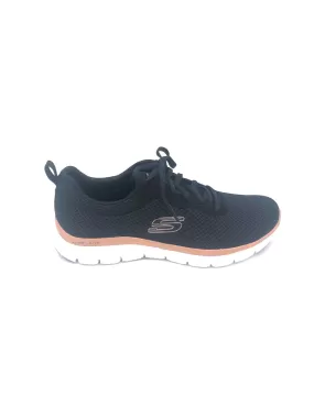 Skechers Women's Flex Appeal 4.0 Brilliant View - Black / Rose Gold