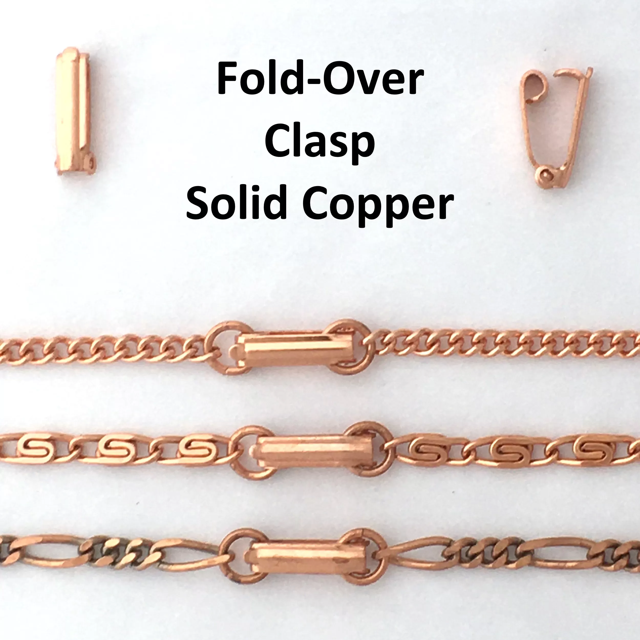 Solid Copper Necklace Chain Medium 5mm Cuban Curb Chain Necklace NC72 Pure Copper Curb Curb Chain Necklace 18 Inch Chain