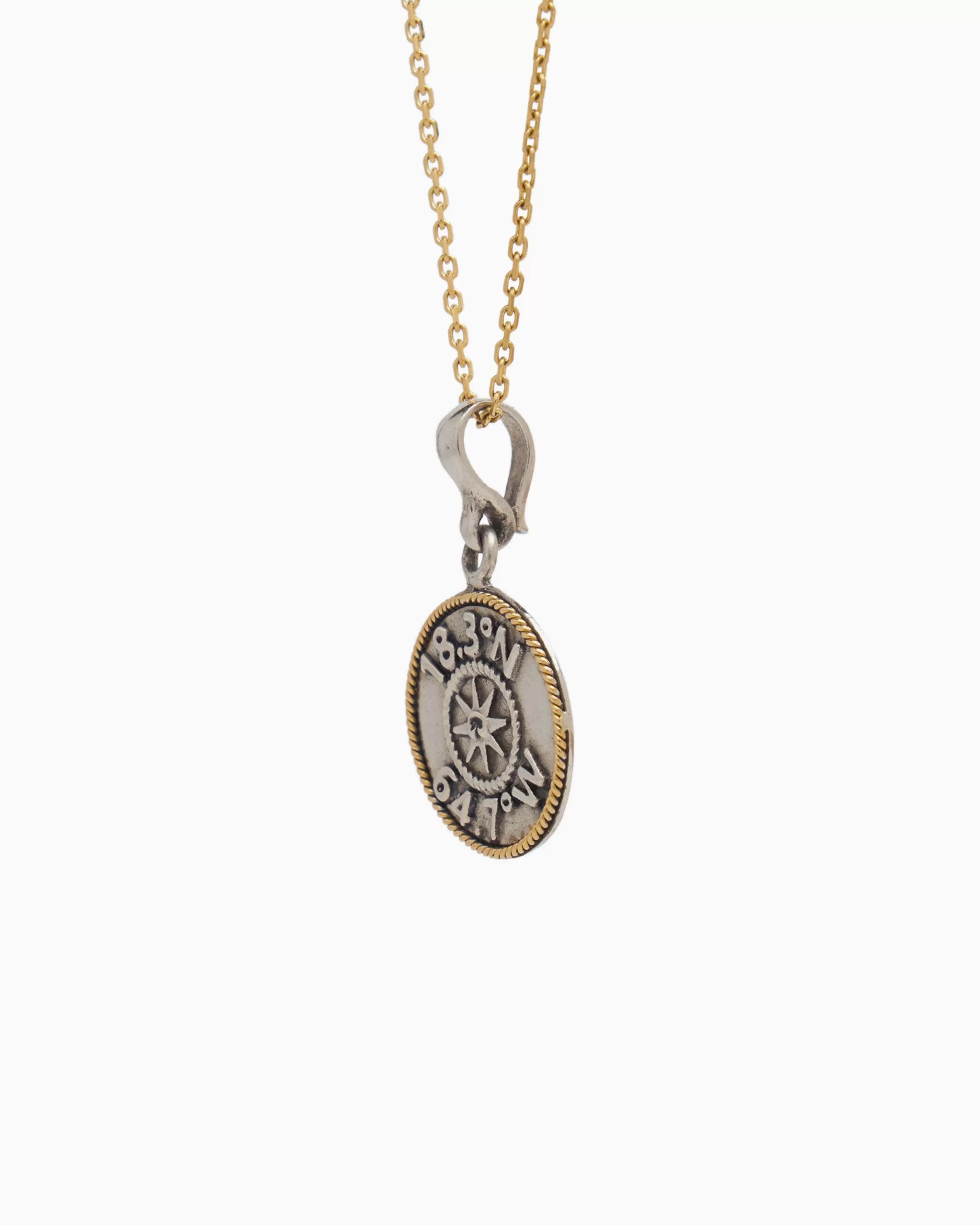 St. John Coordinates Medallion Pendant