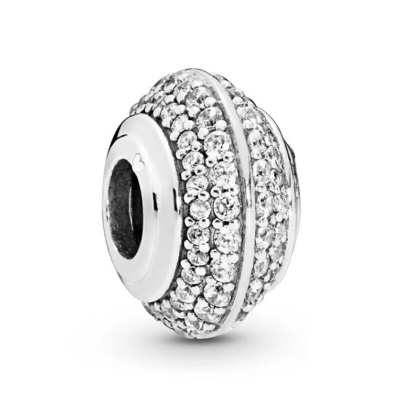 Sterling Silver Stylish Black Bead For Women Zircon Jewelry