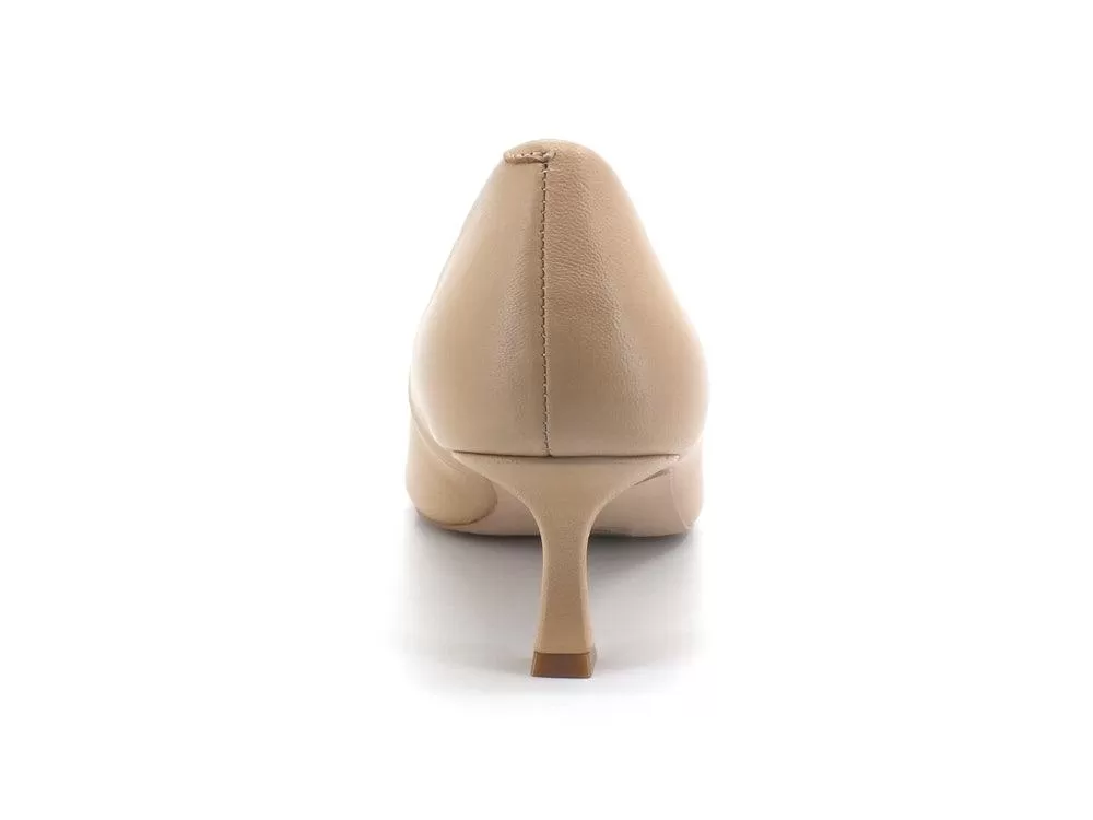 STEVE MADDEN Valenzia Dècolletè Tacco Basso Pelle Nude VALE15S1