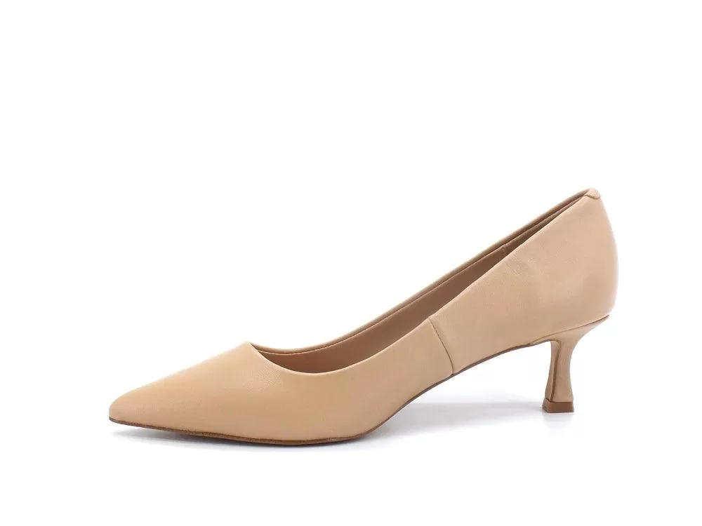 STEVE MADDEN Valenzia Dècolletè Tacco Basso Pelle Nude VALE15S1