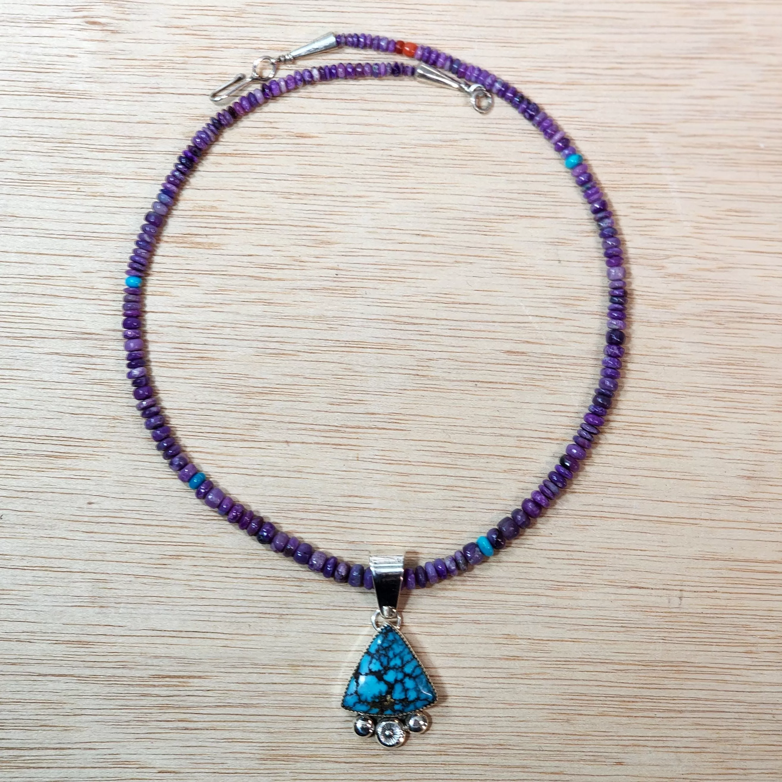 Sugilite Necklace - Carico Lake Pendant