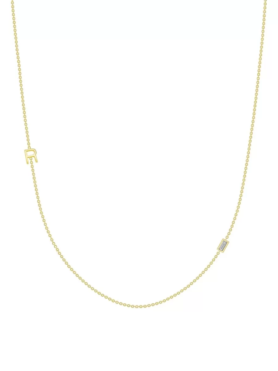 The Initial Necklace 14K - 1 Letter