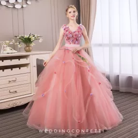 The Madelyn Pink Sleeveless Ball Gown