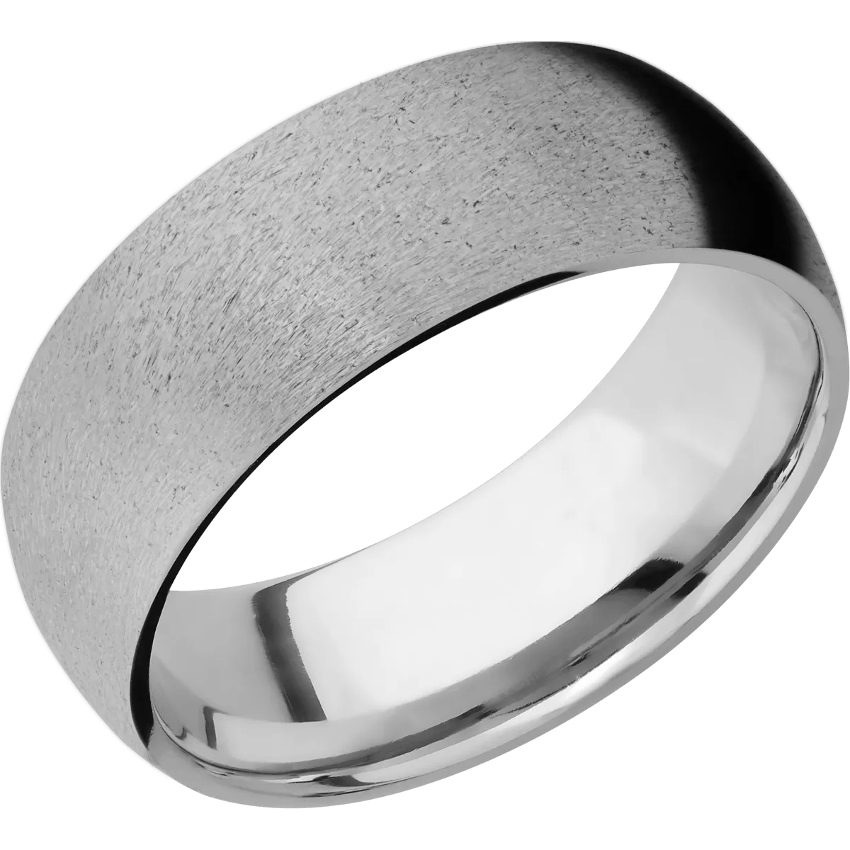 Titanium Ring with Cremation Ash