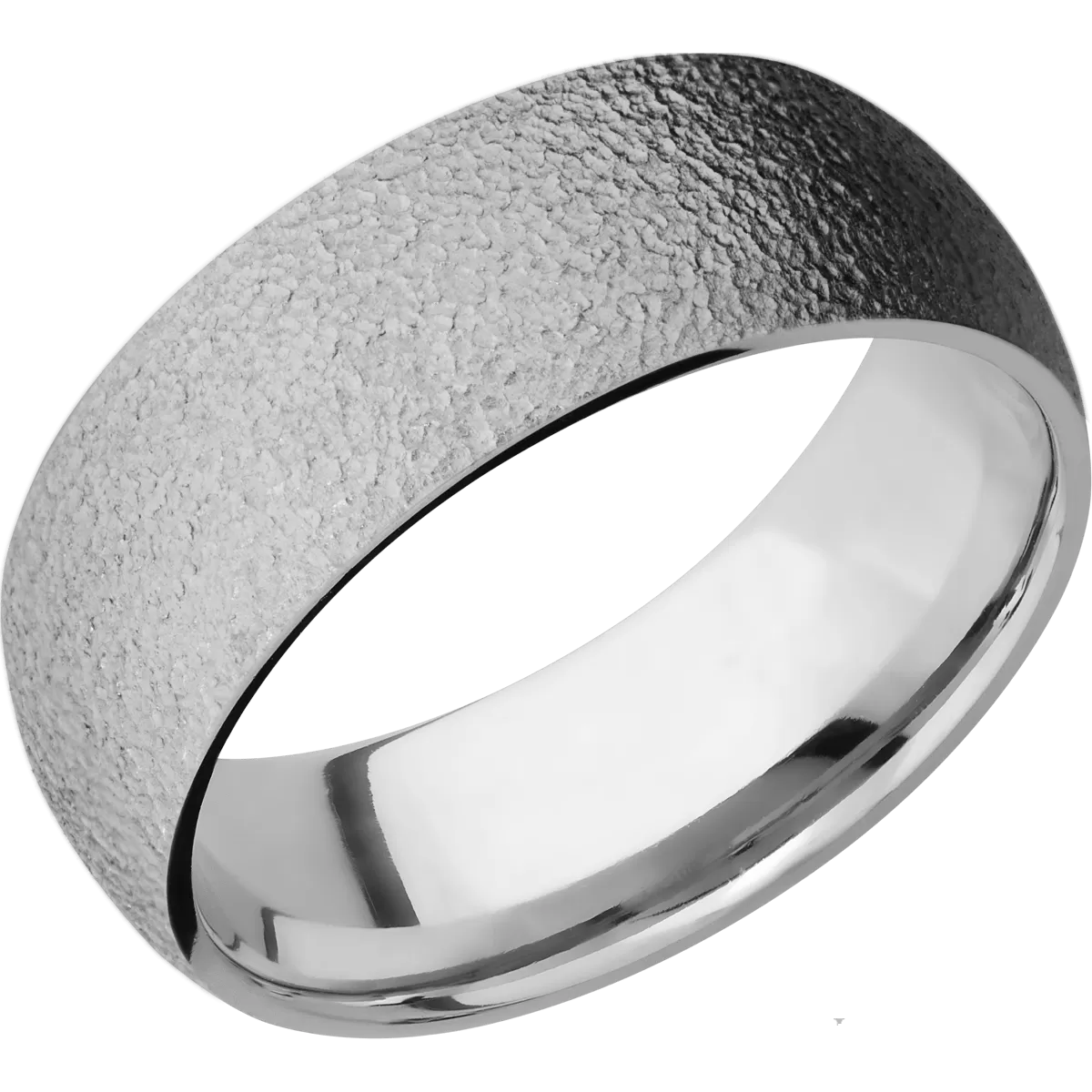 Titanium Ring with Cremation Ash