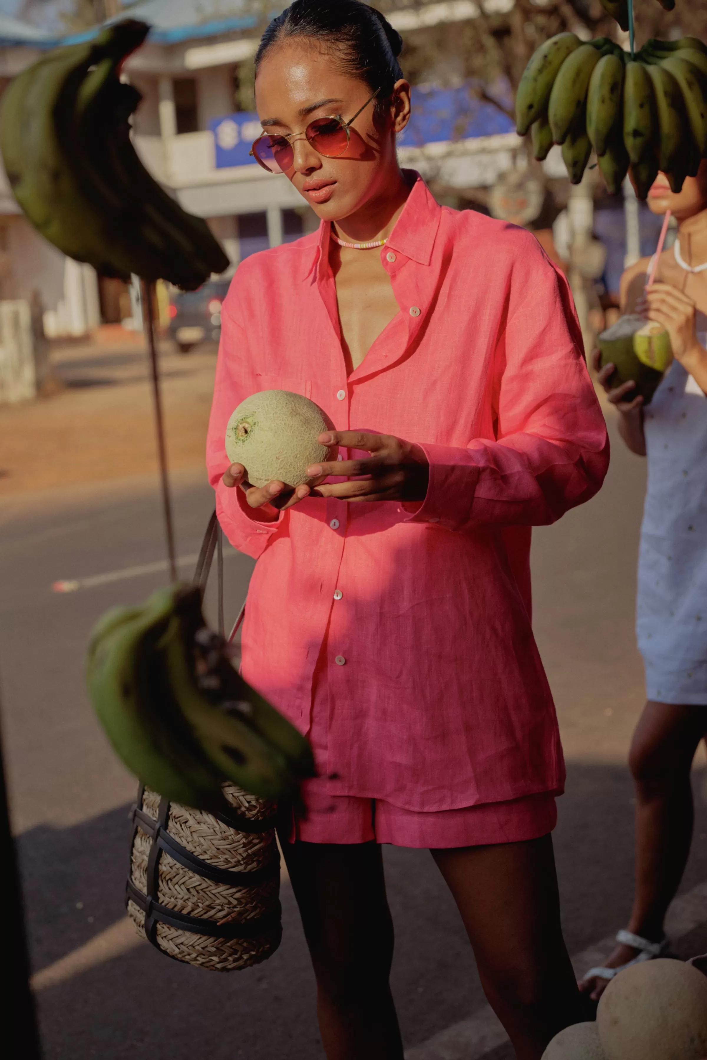 Tulum Shorts - Fuschia