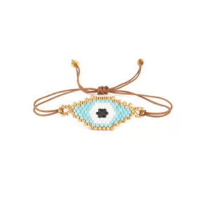 Turkish Evil Eye Tassel Pulsera Adjustable Bracelet