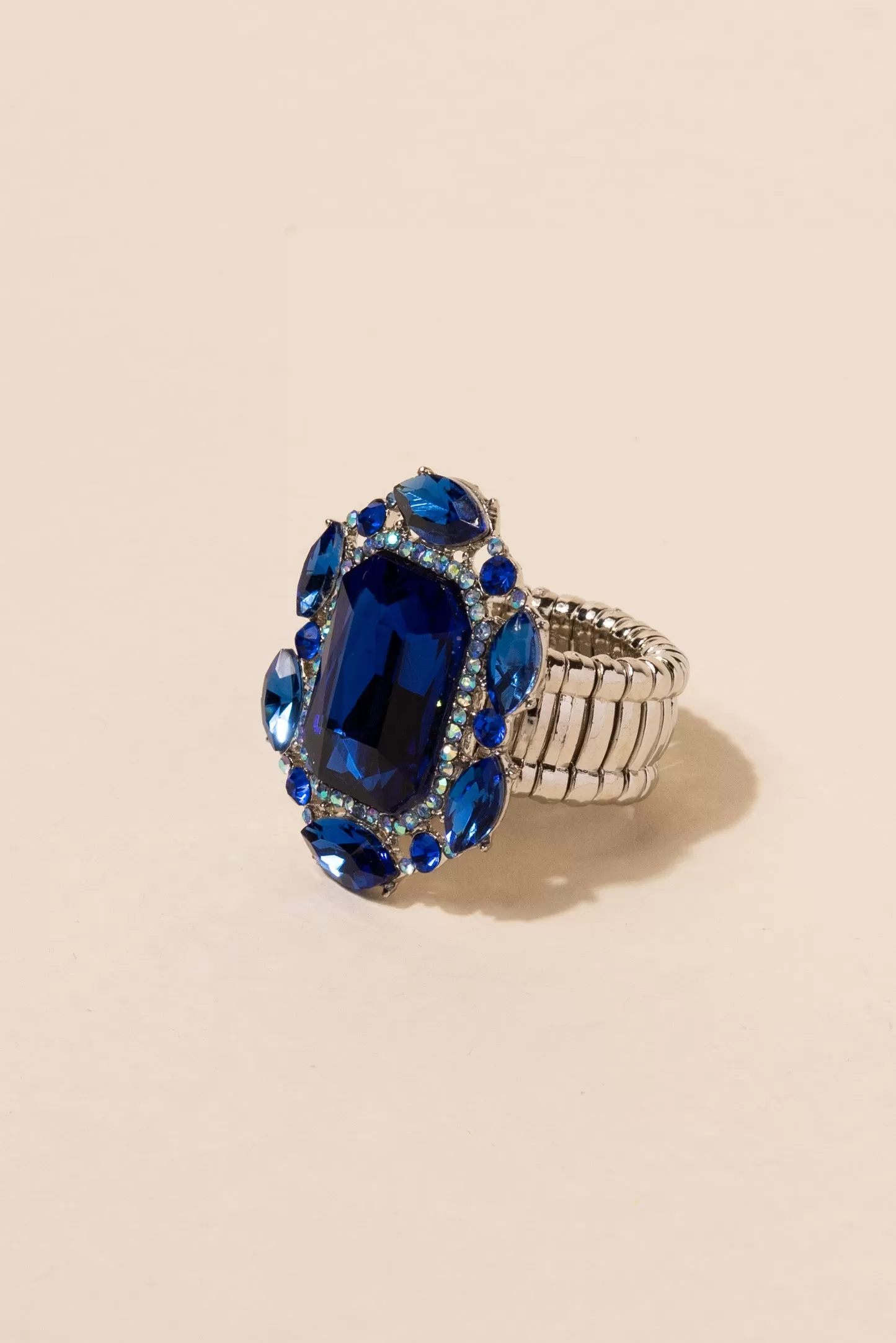 Victorian Square Rhinestone Ring