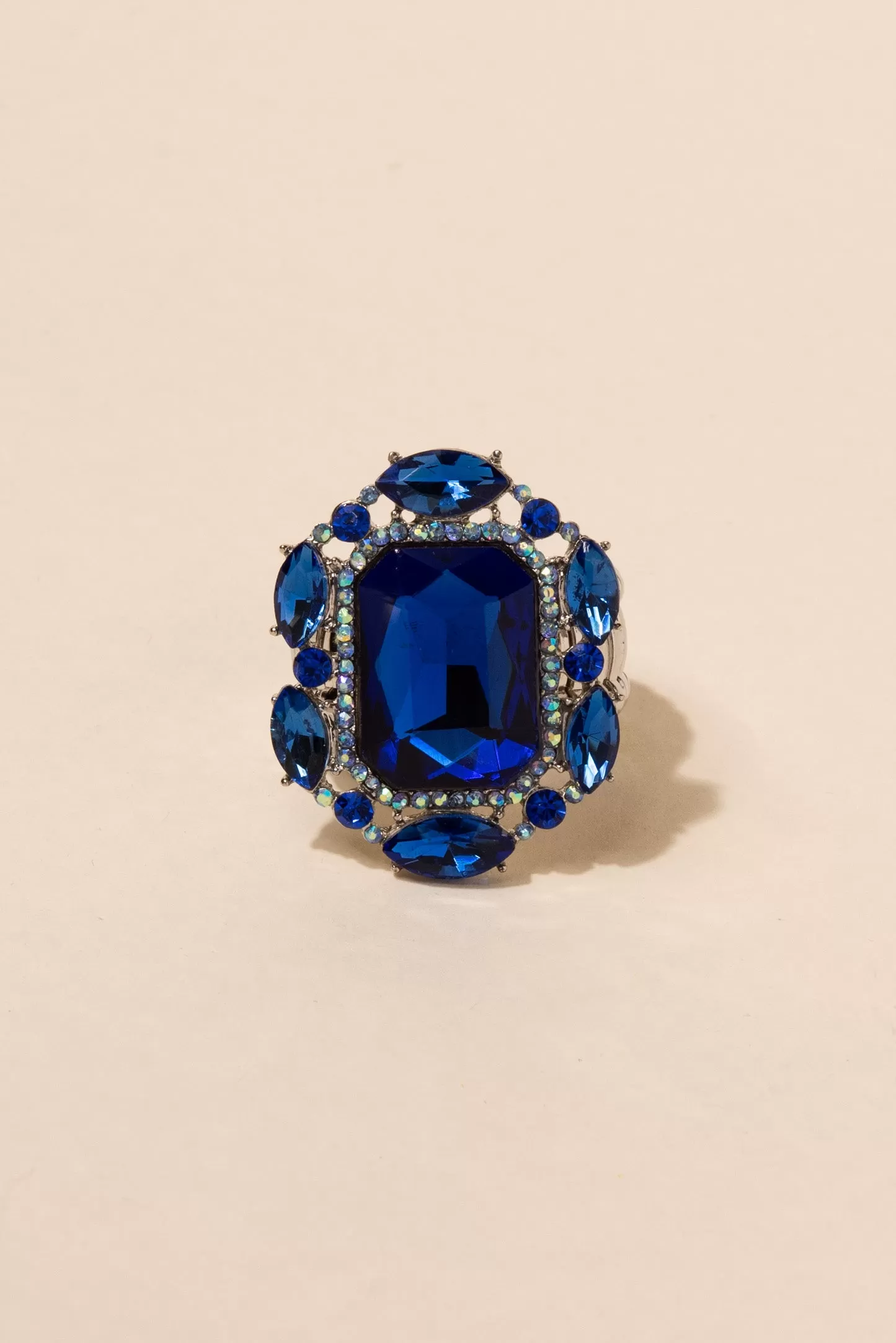 Victorian Square Rhinestone Ring