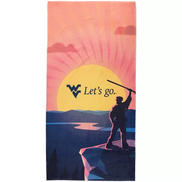 WEST VIRGINIA BEACH TOWEL 30 X 60