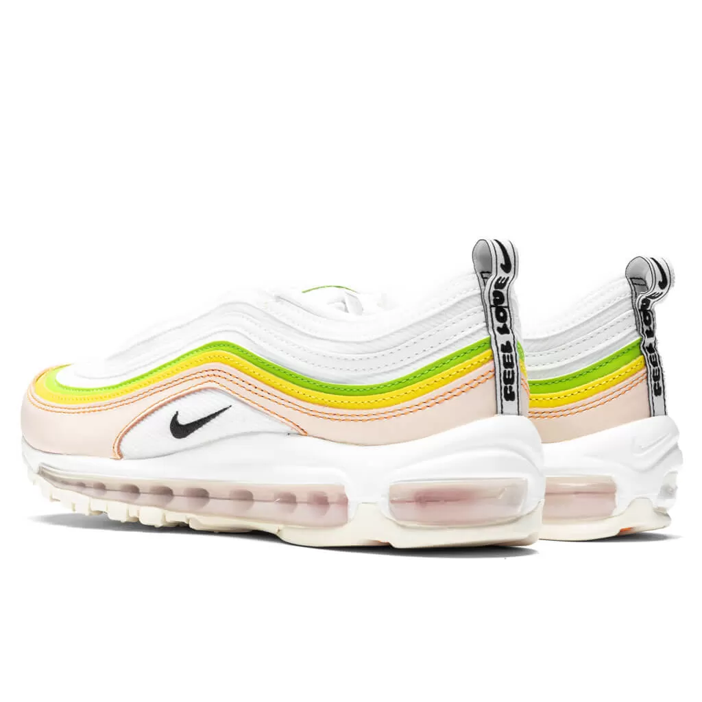 Women's Air Max 97 - White/Black/Pearl Pink