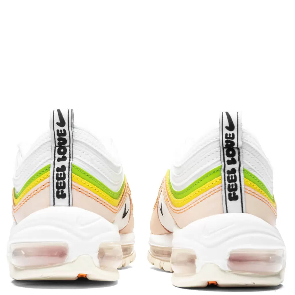 Women's Air Max 97 - White/Black/Pearl Pink