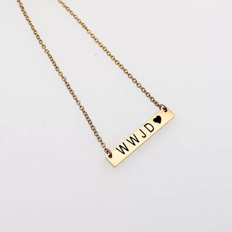 WWJD What Would Jesus Do Gift Necklace