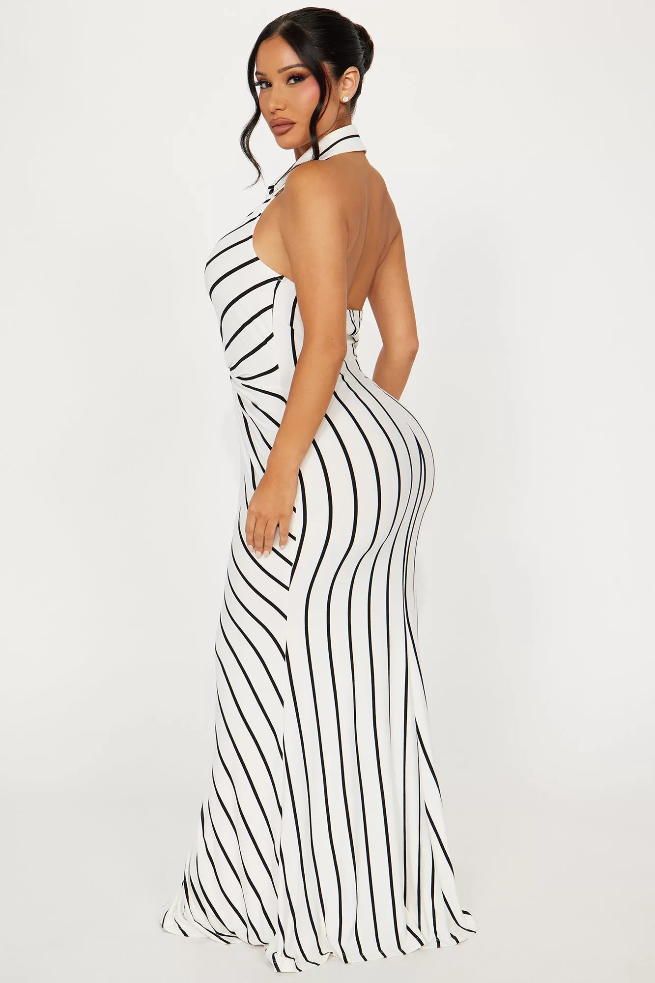 You Better Maxi Dress - Black/White