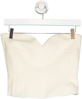 ZARA Cream Corset Bandeau UK S