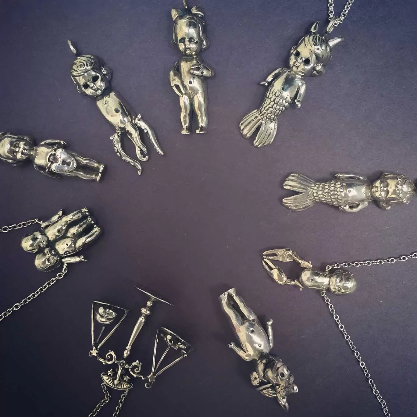 Zodiac Doll Scorpio Necklace